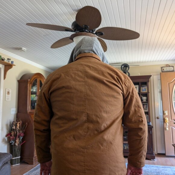 Wrangler Workwear Mens Barn Coat Hooded. 2xl - Picture 3 of 7